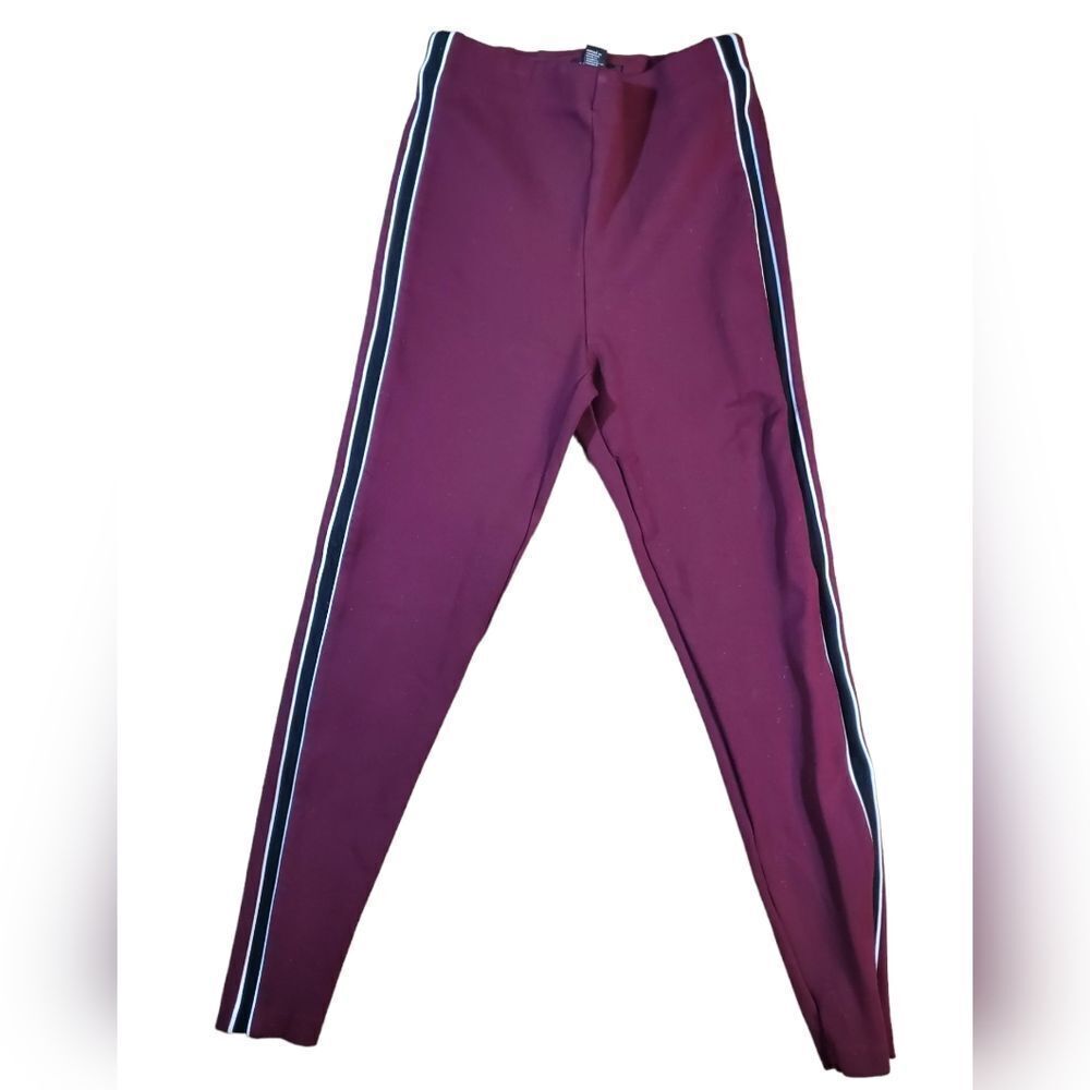 FOREVER 21 leggings with side stripes S